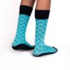 genteel-moda-linea-formal-medias-happy-socks-celeste-texturas-lineales-2
