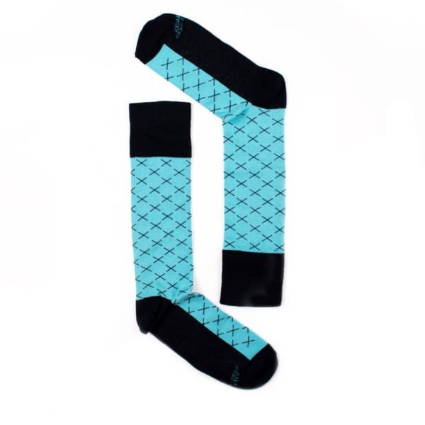 genteel-moda-linea-formal-medias-happy-socks-celeste-texturas-lineales-3